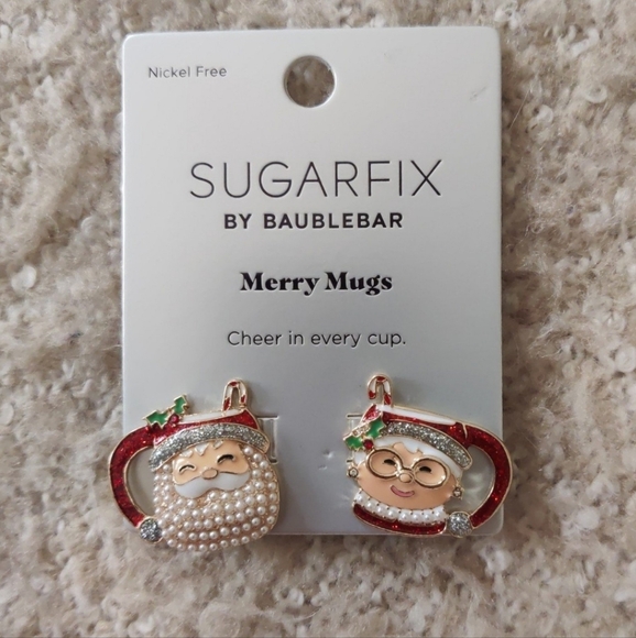 Sugarfix by Baublebar Santa Claus Merry Mugs NWT - Picture 1 of 4